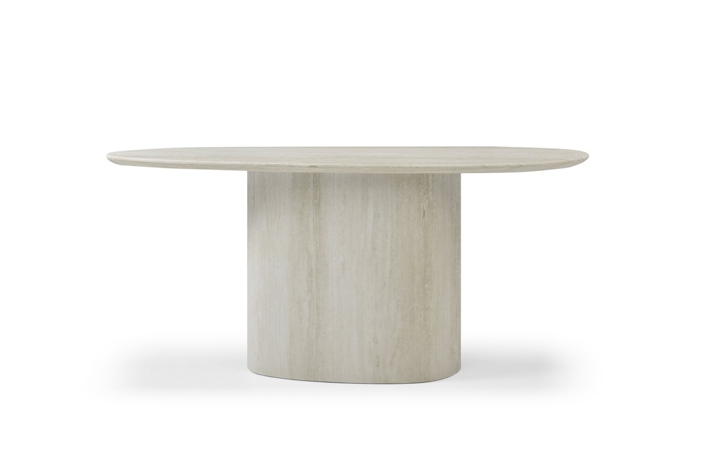 Petra Console with Oval Top and Base