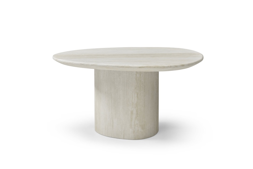 Petra Side Table with Oval Top and Base