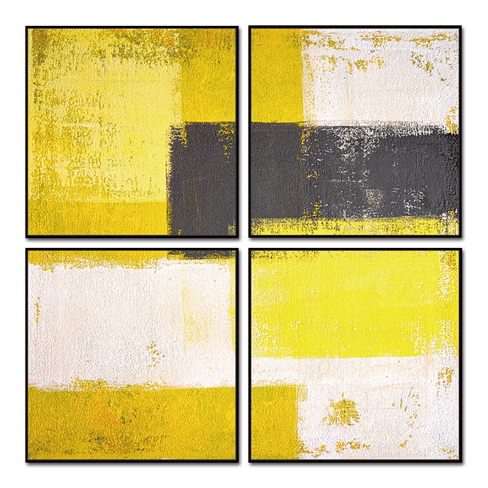 Amarillo 4 Piece Canvas Wall Art