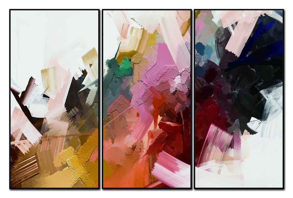 Luz 3-Piece 48"x24" Wall Art