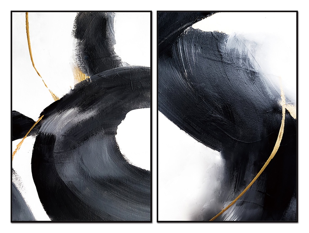 Nero 2-Piece 40"x60" Wall Art