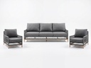 Karen Outdoor Collection.One sofa and 2 chairs.