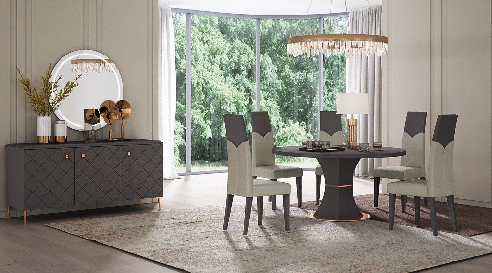 Turin Round Dining Table Top