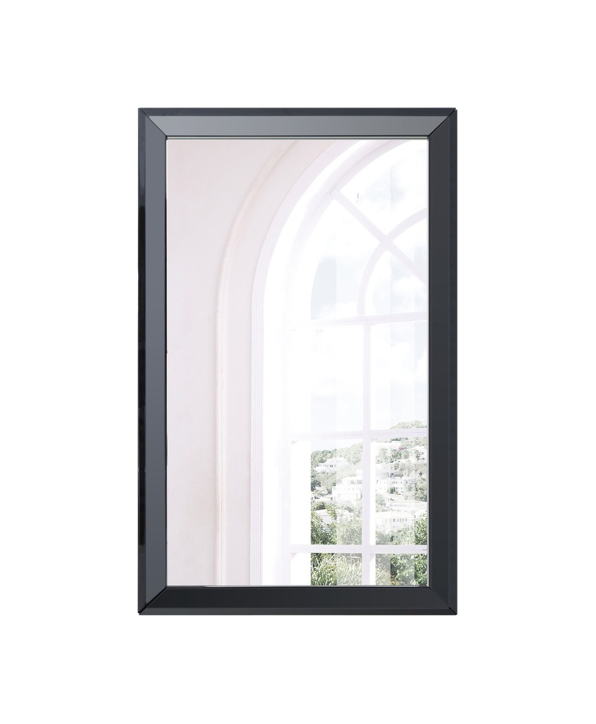 Abrazo/Eddy/Kimberly Rectangular Mirror in High Gloss Black Lacquer ILP-8826-1HG