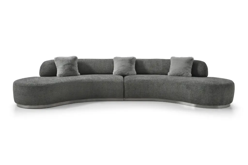 Perla Curved Sofa