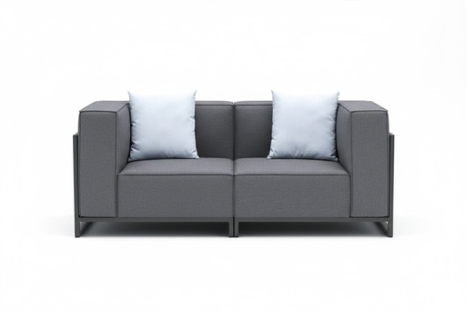 [LSC1701-GRY] Sensation Upholstered Love Seat